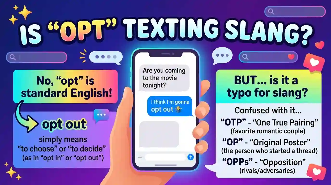 Is -Opt-Texting-Slang